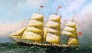 Antonio Jacobsen The British Ship Polynesian oil painting on canvas